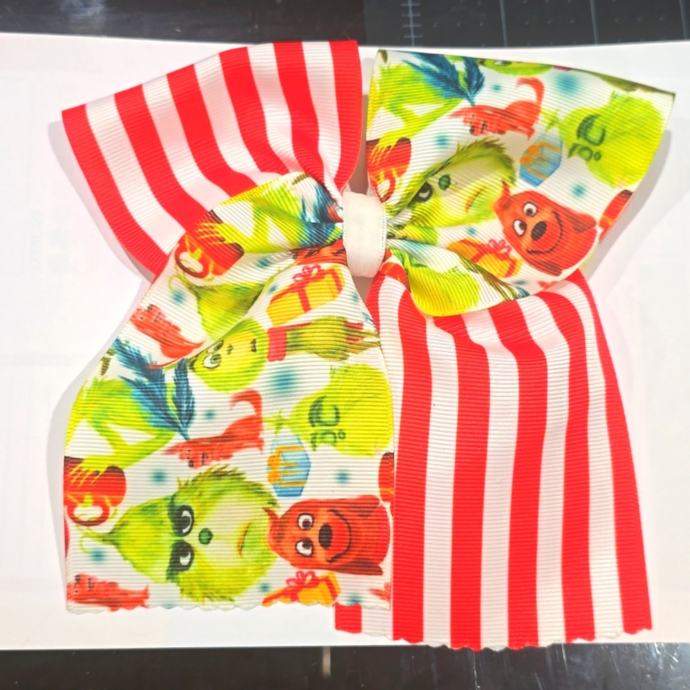 Grinch bow